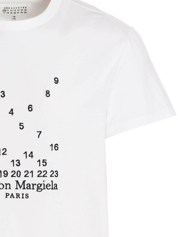 iKRIX Maison Margiela: t-shirts - Logo embroidery T-shirt