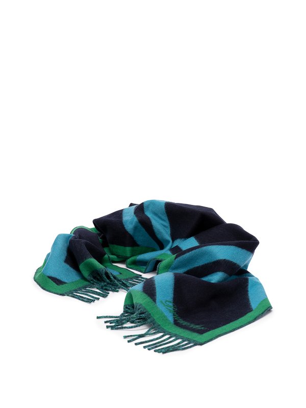 DRUMOHR: scarves - Multicolour wool scarf