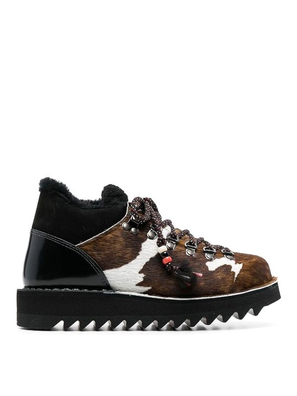 ALANUI: Stiefeletten - Sneaker - Braun