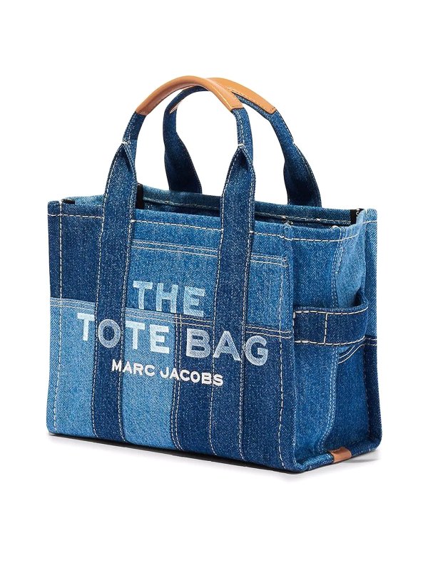 MARC JACOBS: totes bags online - Denim small tote
