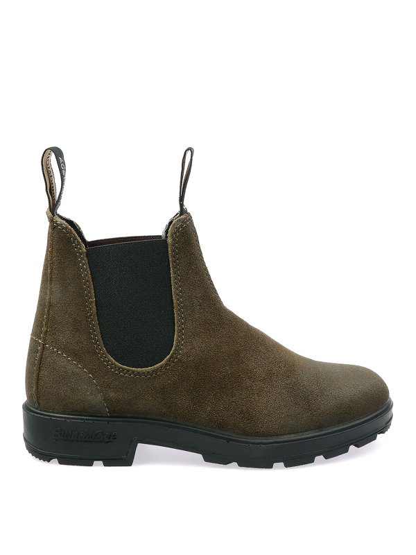 BLUNDSTONE: Bottines - Bottines - Vert Foncé