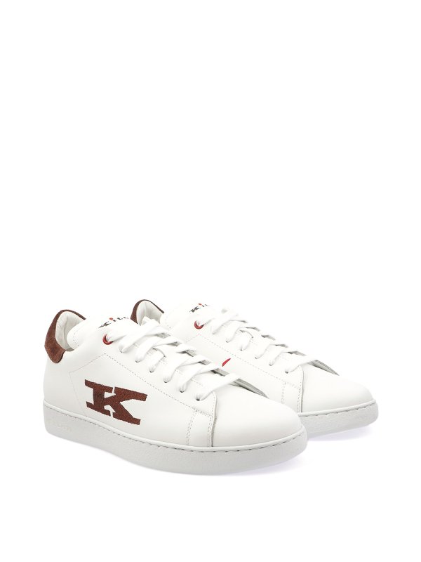 KITON: sneakers online - Sneaker in pelle