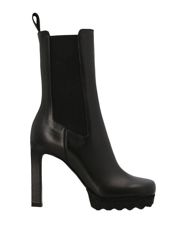 OFF-WHITE: Bottines - Bottines - Noir