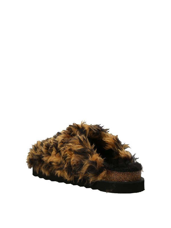 Palm Angels: mules shoes online - Leopard mules