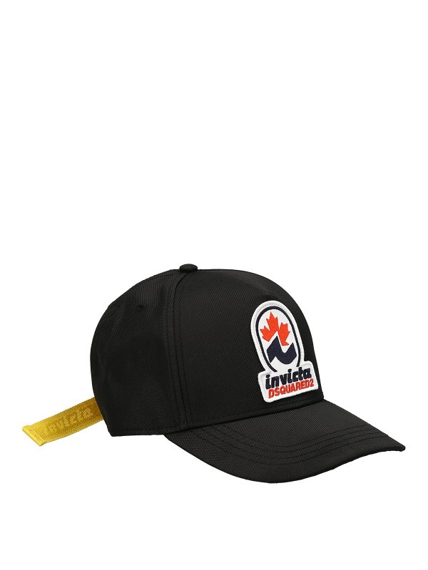 DSQUARED2: cappelli online - Cappellino in tessuto tecnico