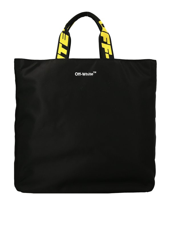 OFF-WHITE: totes bags - Tech fabric tote