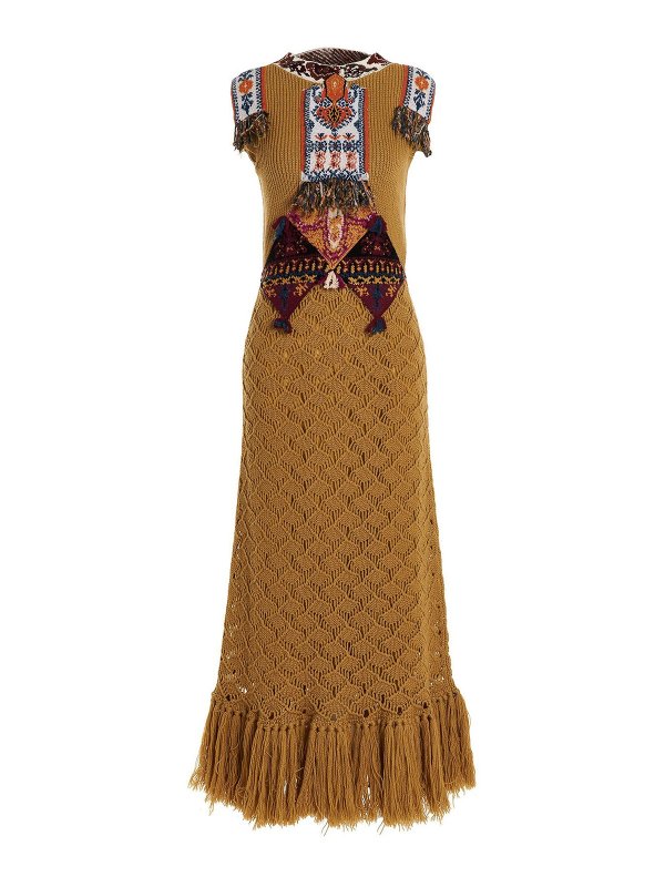 ETRO: Maxikleider - Maxikleid - Gelb