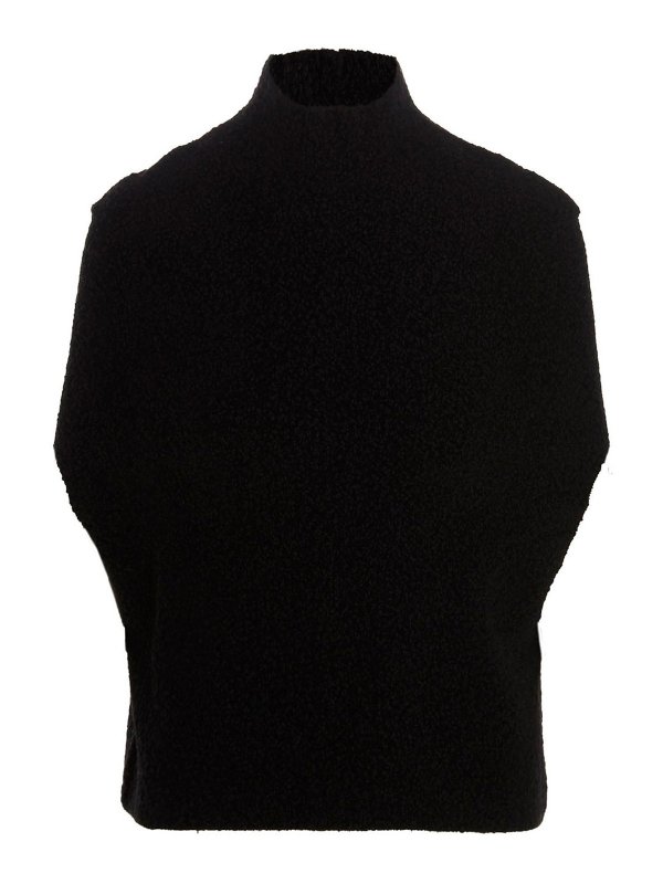 JIL SANDER: Capes &  Ponchos - Wool blend cape