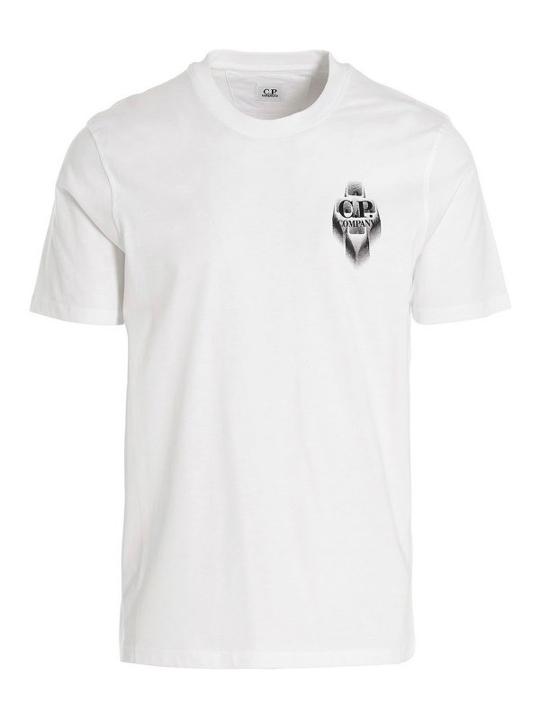 CP COMPANY ホワイト Tシャツ Sサイズ C.P. Company Tシャツ - 白 - ホワイト | 13CMTS227A006011W103