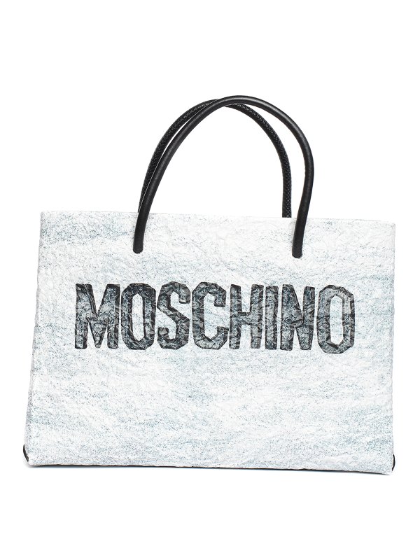 MOSCHINO: totes bags - Carved stone bag