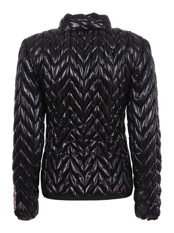 KHRISJOY: padded jackets online - Chevron quilted puffer jacket