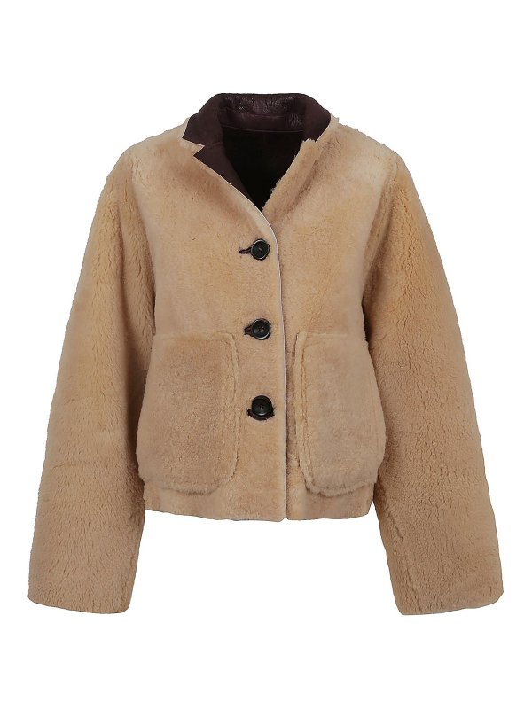 iKRIX Marni: Lederjacken - Lederjacke - Bordeaux