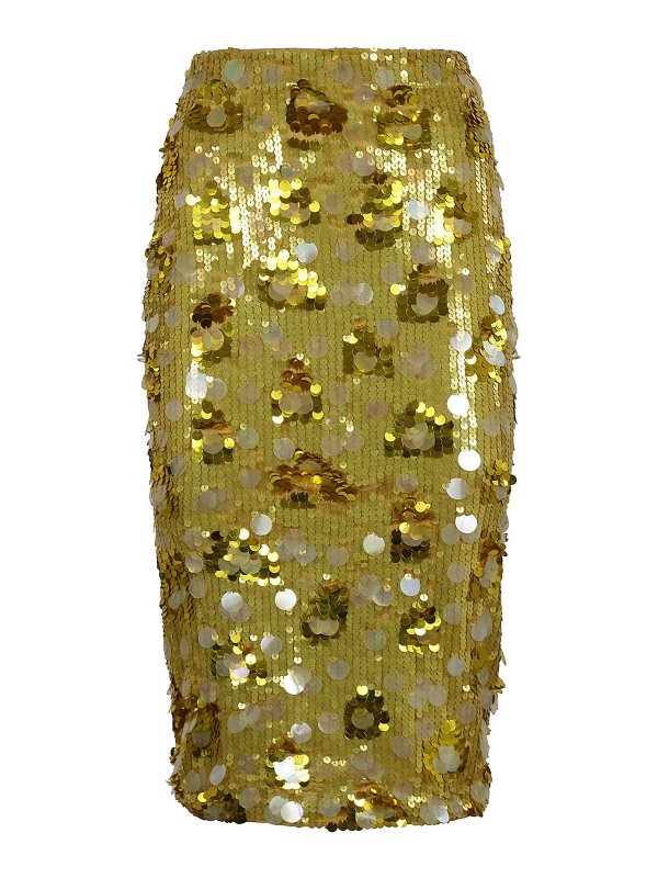 P.A.R.O.S.H.: Knee length skirts & Midi - Tech fabric skirt