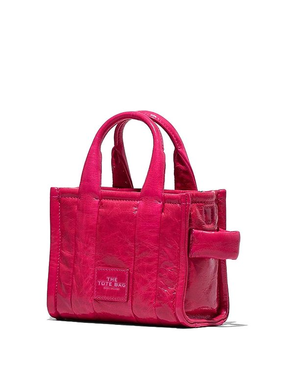 MARC JACOBS: cross body bags online - Crinkle effect leather mini tote