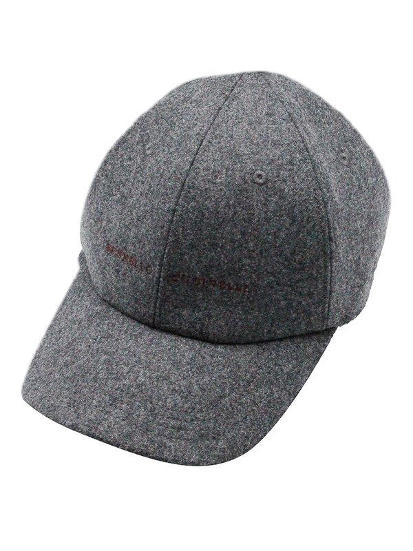 BRUNELLO CUCINELLI: hats & caps - Virgin wool baseball cap