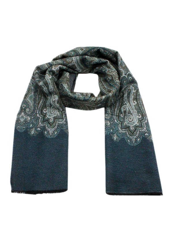 KITON: スカーフ - スカーフ - 緑