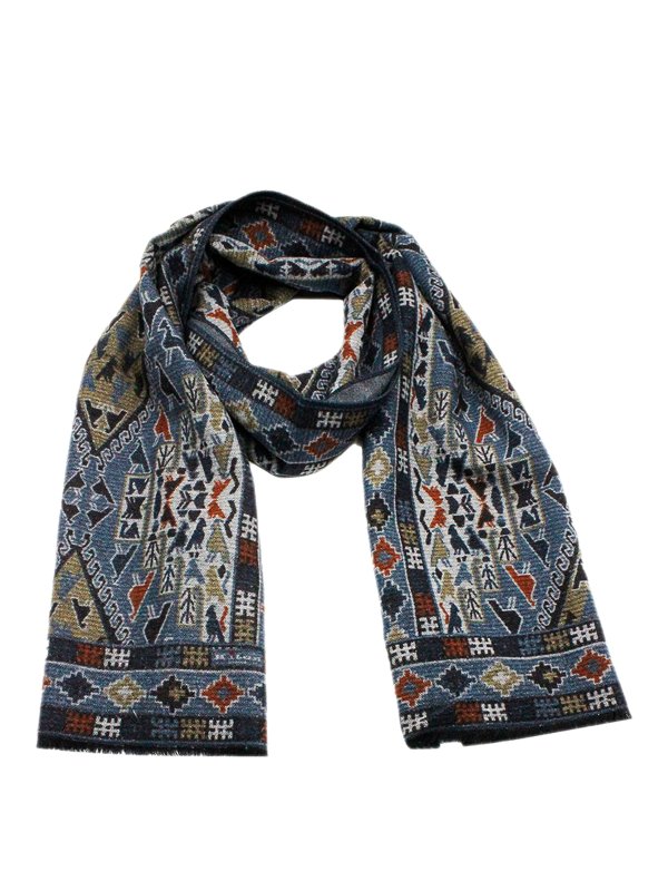 KITON: Bufandas y pañuelos - Bufanda - Multicolor