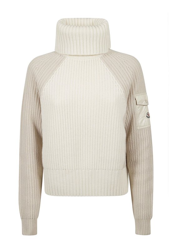 MONCLER: Turtlenecks & Polo necks - Turtleneck in wool and cashmere