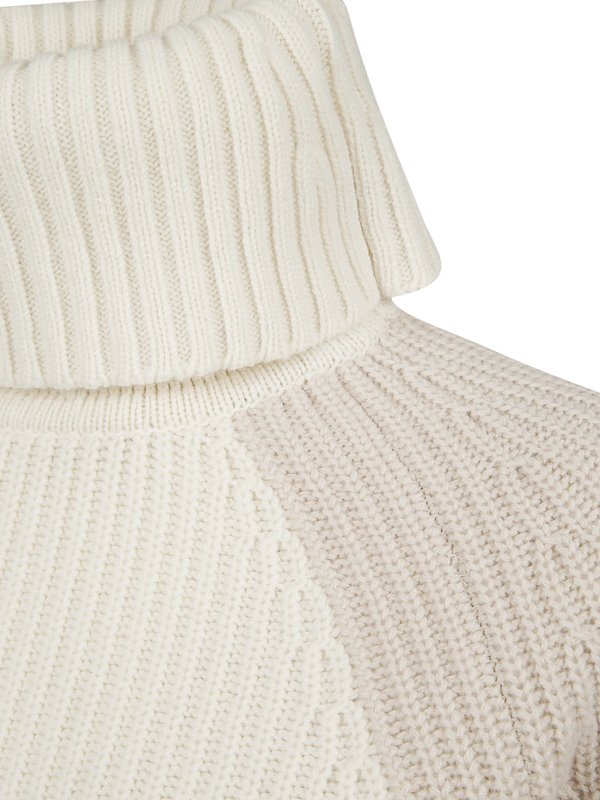 Turtleneck in wool and cashmere shop online: MONCLER