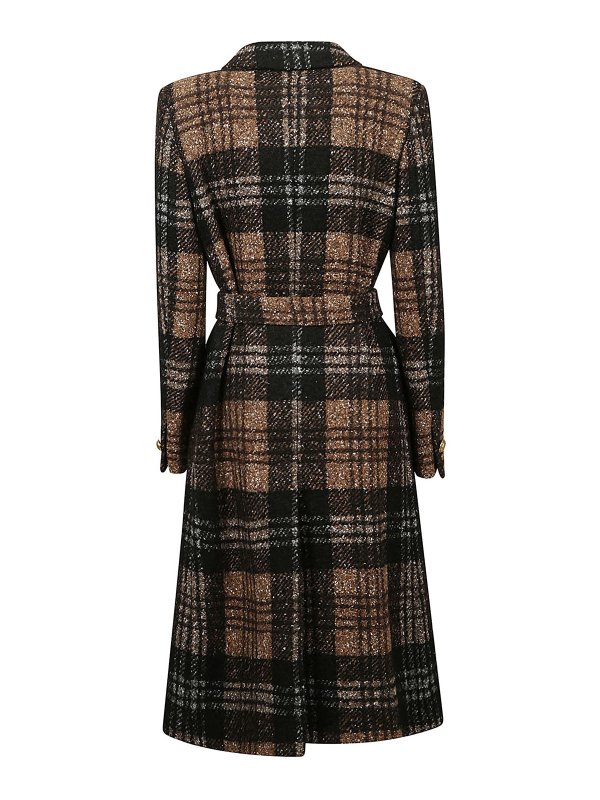 TAGLIATORE: trench coats online - Wool coat with belt
