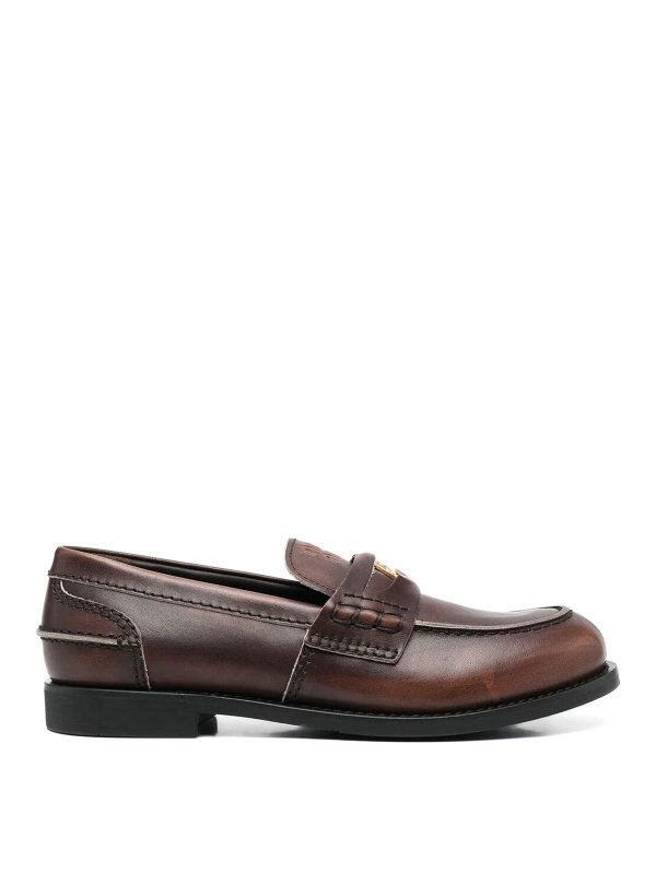 MIU MIU: Loafers & Slippers - Penny loafers