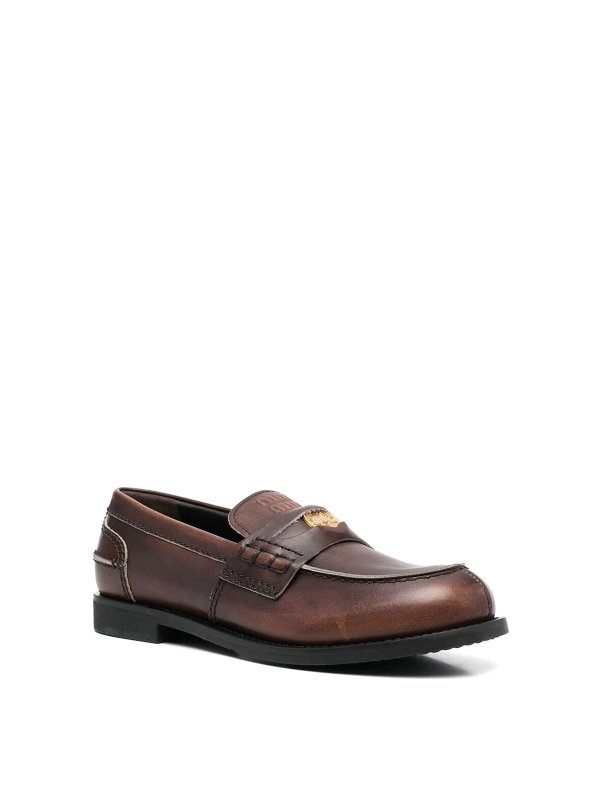 MIU MIU: Loafers & Slippers online - Penny loafers