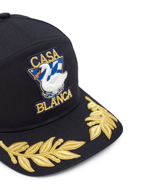 Casablanca 帽子 - 黒 - ブラック - メンズ|AF22HAT00801