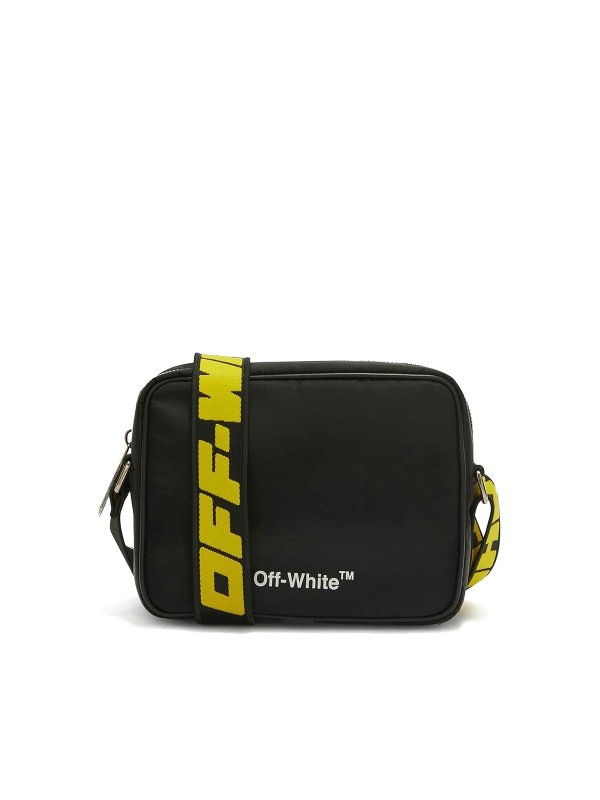 OFF-WHITE: クロスボディバッグ - クロスボディバッグ - 黒