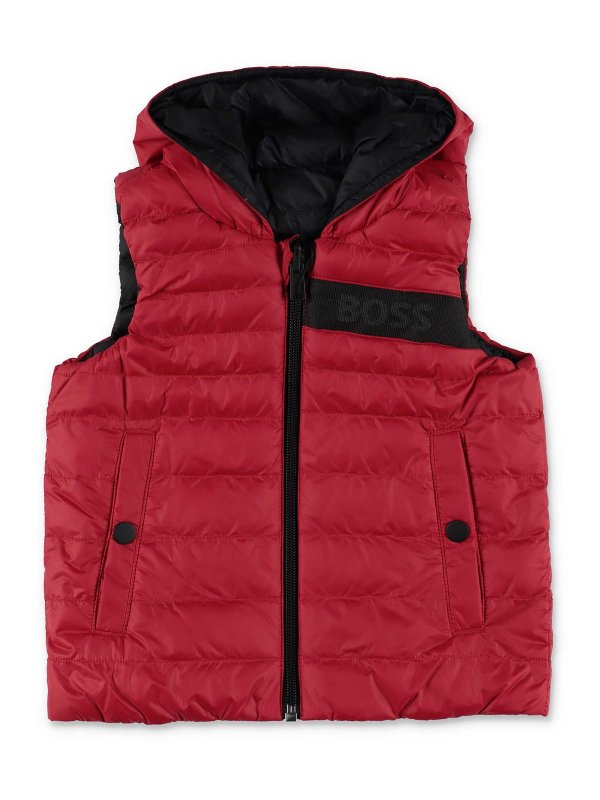 Hugo Boss: ベスト＆チョッキ - ウェストコート/ジレ - 赤