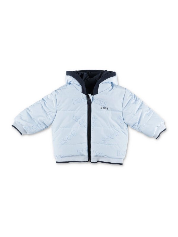 Hugo Boss: Kurze Daunenjacken - Daunenjacke - Hellblau