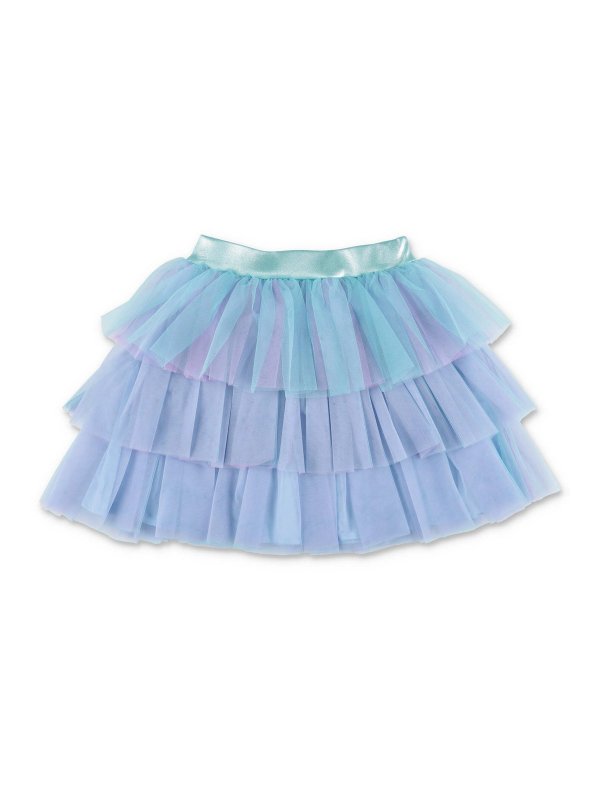 Simonetta: mini skirts online - Multicolor tulle skirt