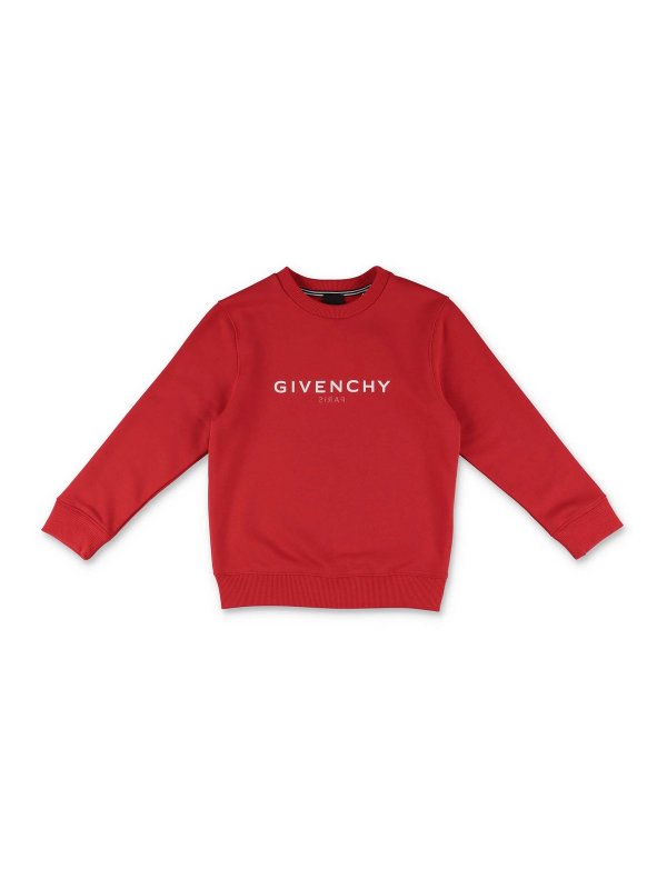 GIVENCHY: Sweatshirts & Sweaters - Red cotton sweatshirt
