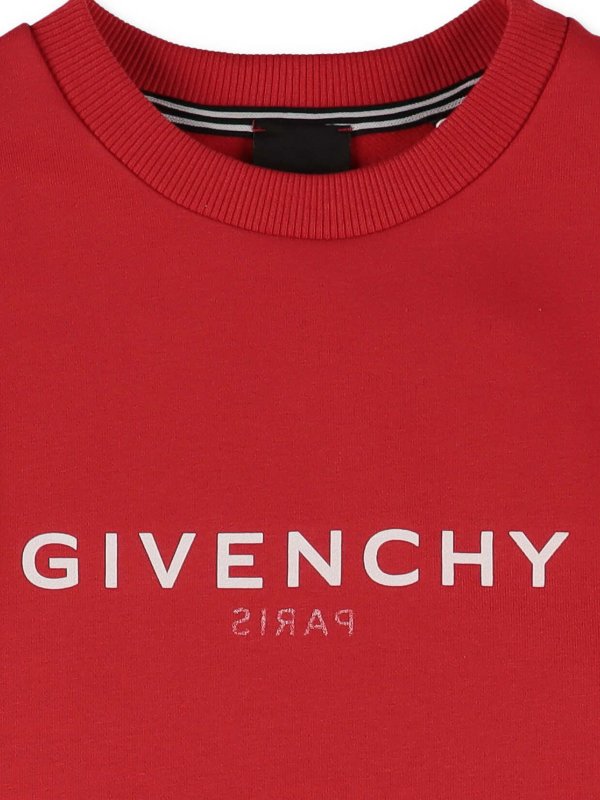 iKRIX GIVENCHY: Sweatshirts & Sweaters - Red cotton sweatshirt