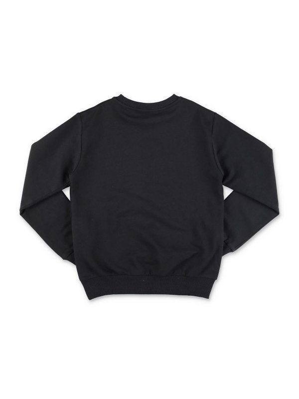 VERSACE: Felpe e maglie online - Felpa nera in cotone