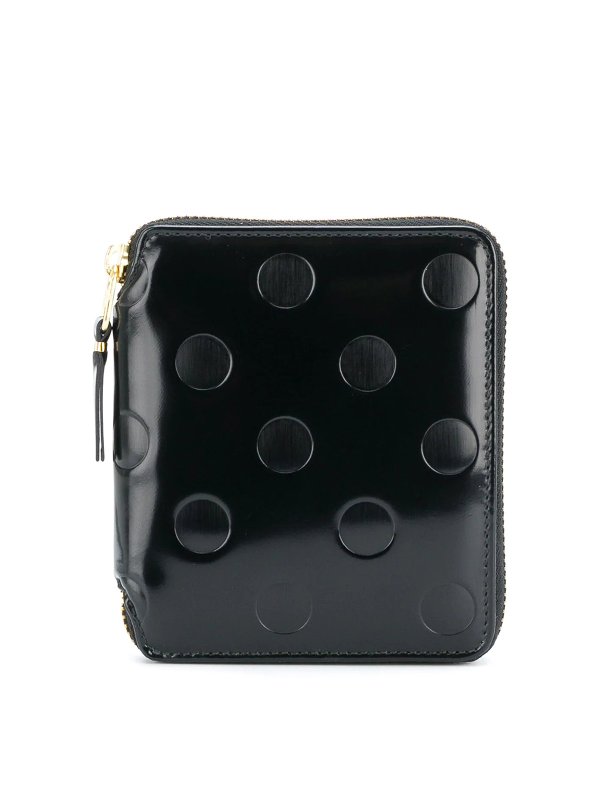 COMME DES GARCONS: wallets & purses - Embossed dots wallet