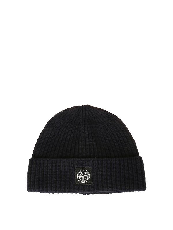 STONE ISLAND: Mützen - Mütze - Dunkelblau
