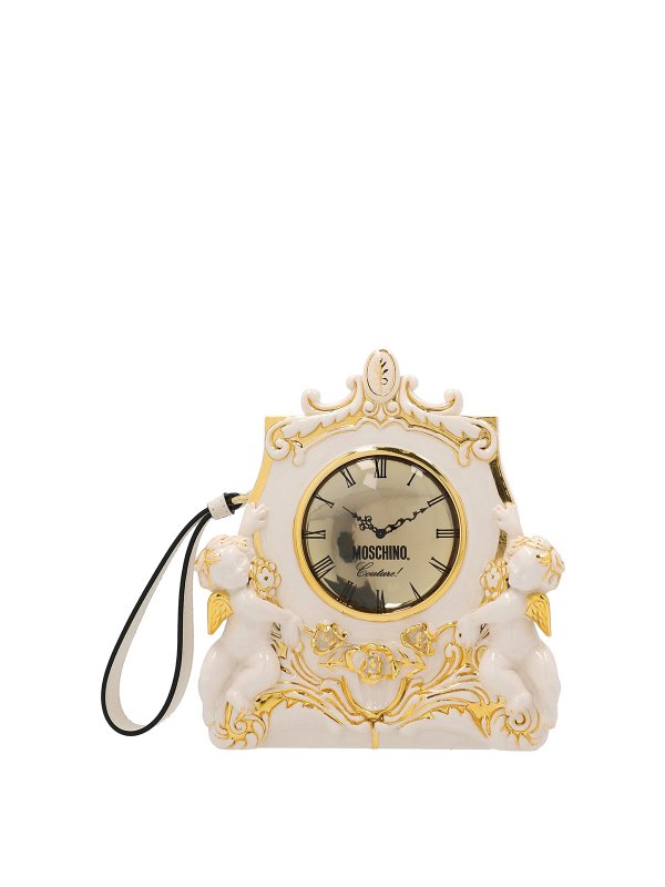 MOSCHINO: clutches - Clock clutch