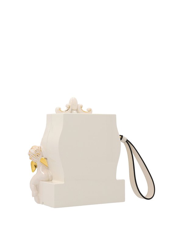 MOSCHINO: clutches online - Clock clutch