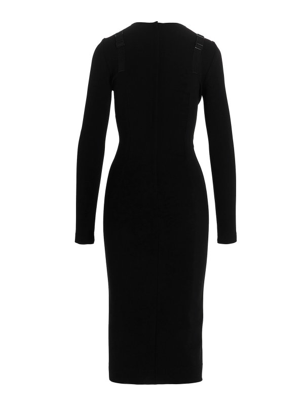 DOLCE & GABBANA: Vestidos media pierna online - Vestido Midi - Negro