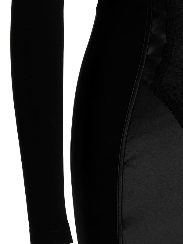 Vestido Midi - Negro shop online: DOLCE & GABBANA