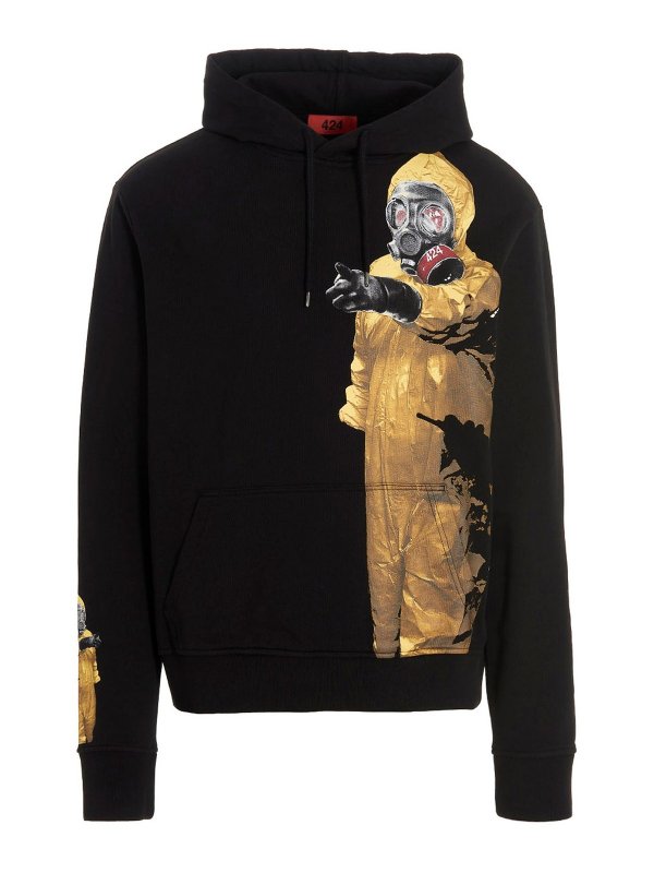 424: Sweatshirts & Sweaters - Printed hoodie