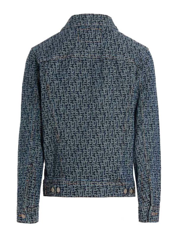 DIESEL: denim jacket online - Logo jacket