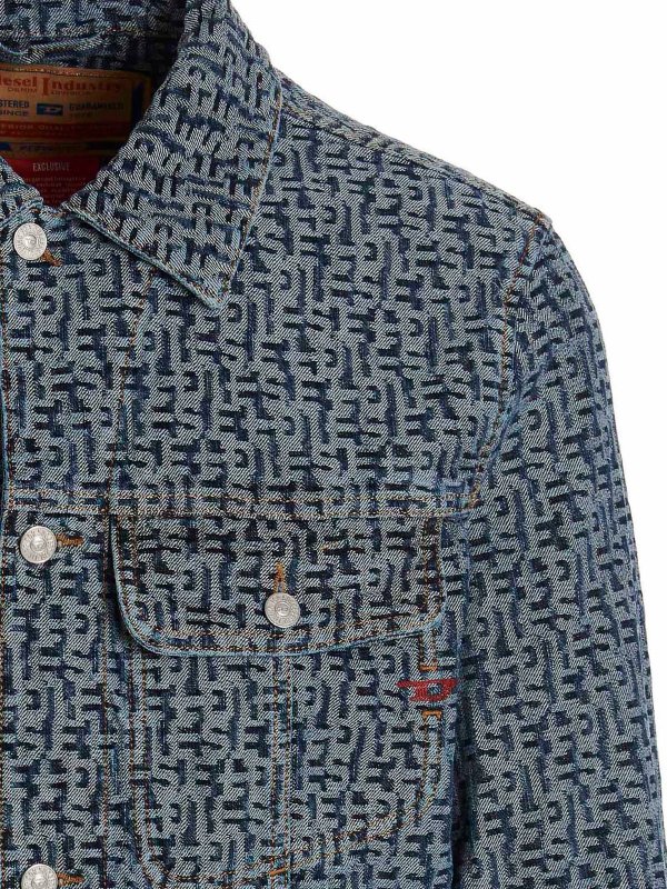 iKRIX DIESEL: denim jacket - Logo jacket