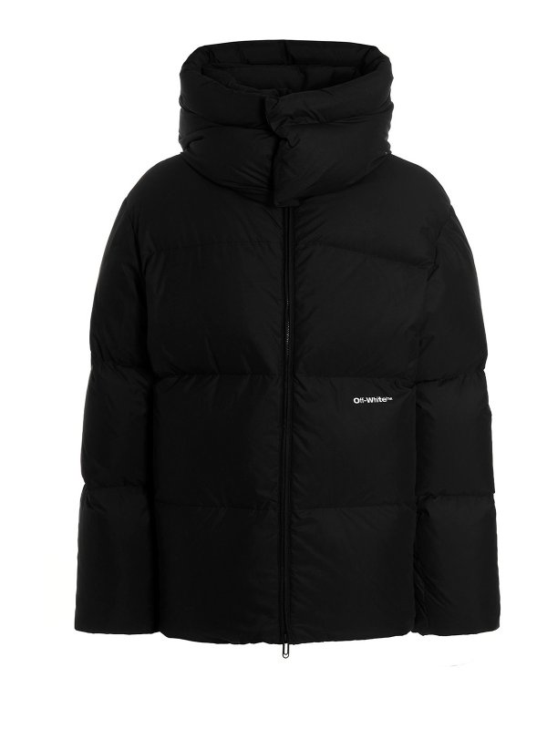 OFF-WHITE: padded jackets - Logo down jacket