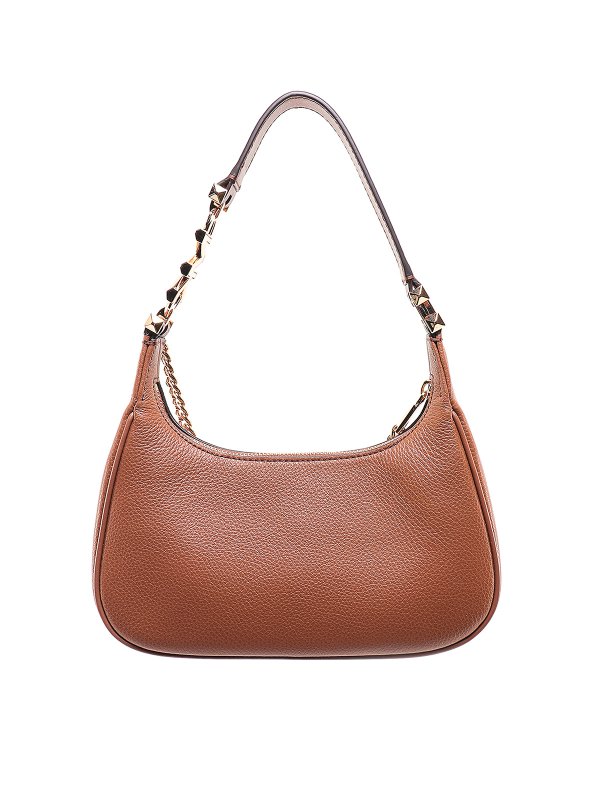 iKRIX MICHAEL KORS: cross body bags - Leather bag with metal logo