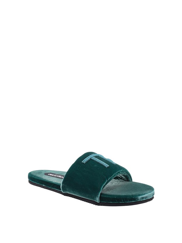 TOM FORD: flip flops online - Velvet slide