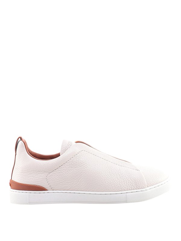 ZEGNA: Chaussures de sport - Baskets - Blanc
