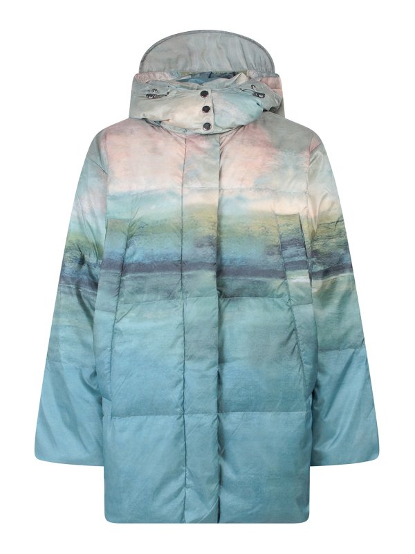 Mes Demoiselles: padded jackets - Padded jacket multicolored pattern