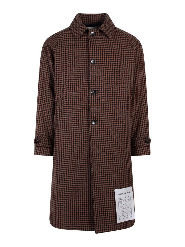 Cappotto Invernale Uomo Lana E Poliestere - Giacca Elegante Con Doppia Chiusura E Colletto Staccabile Per Look Casual O Formale