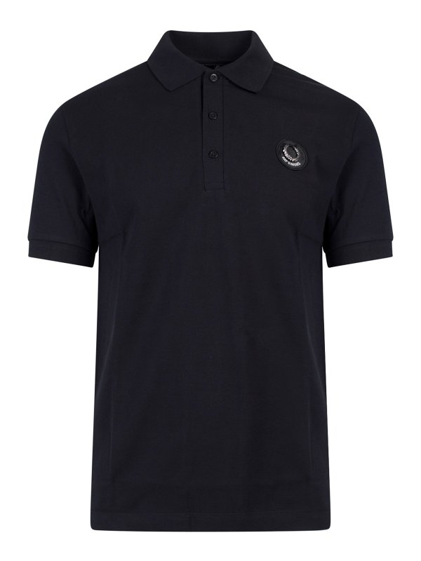 FRED PERRY: polo shirts - Cotton polo shirt with double logo